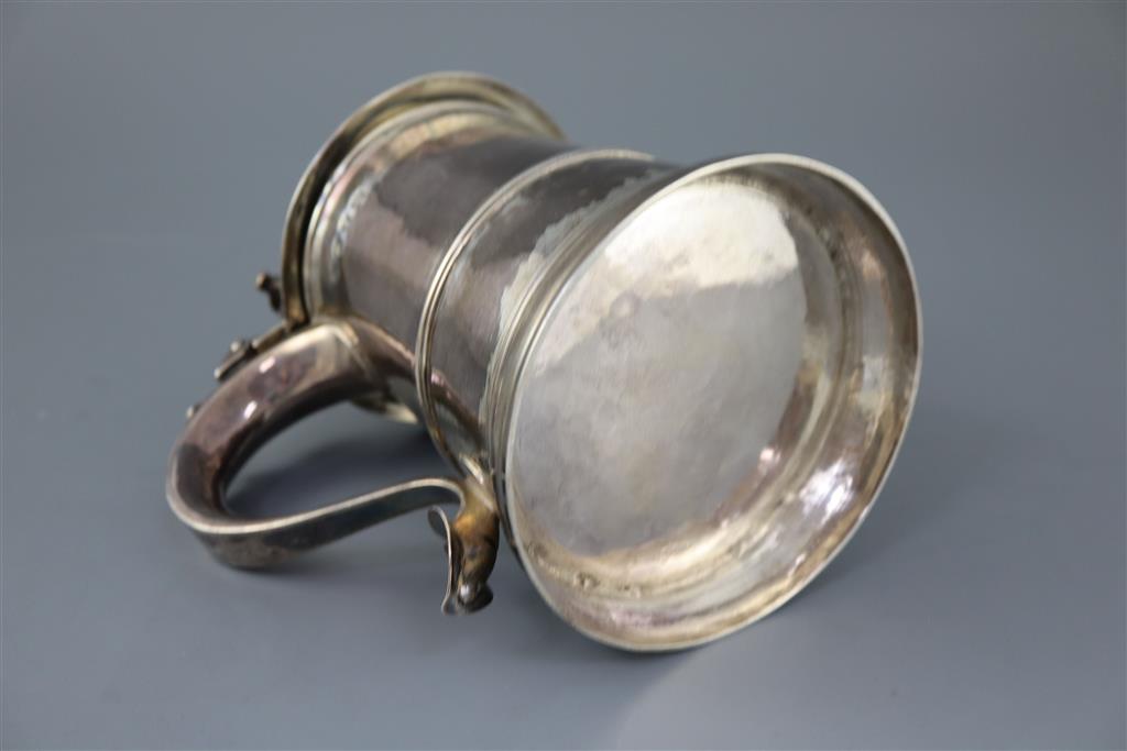 A George III silver tankard by Francis Crump,